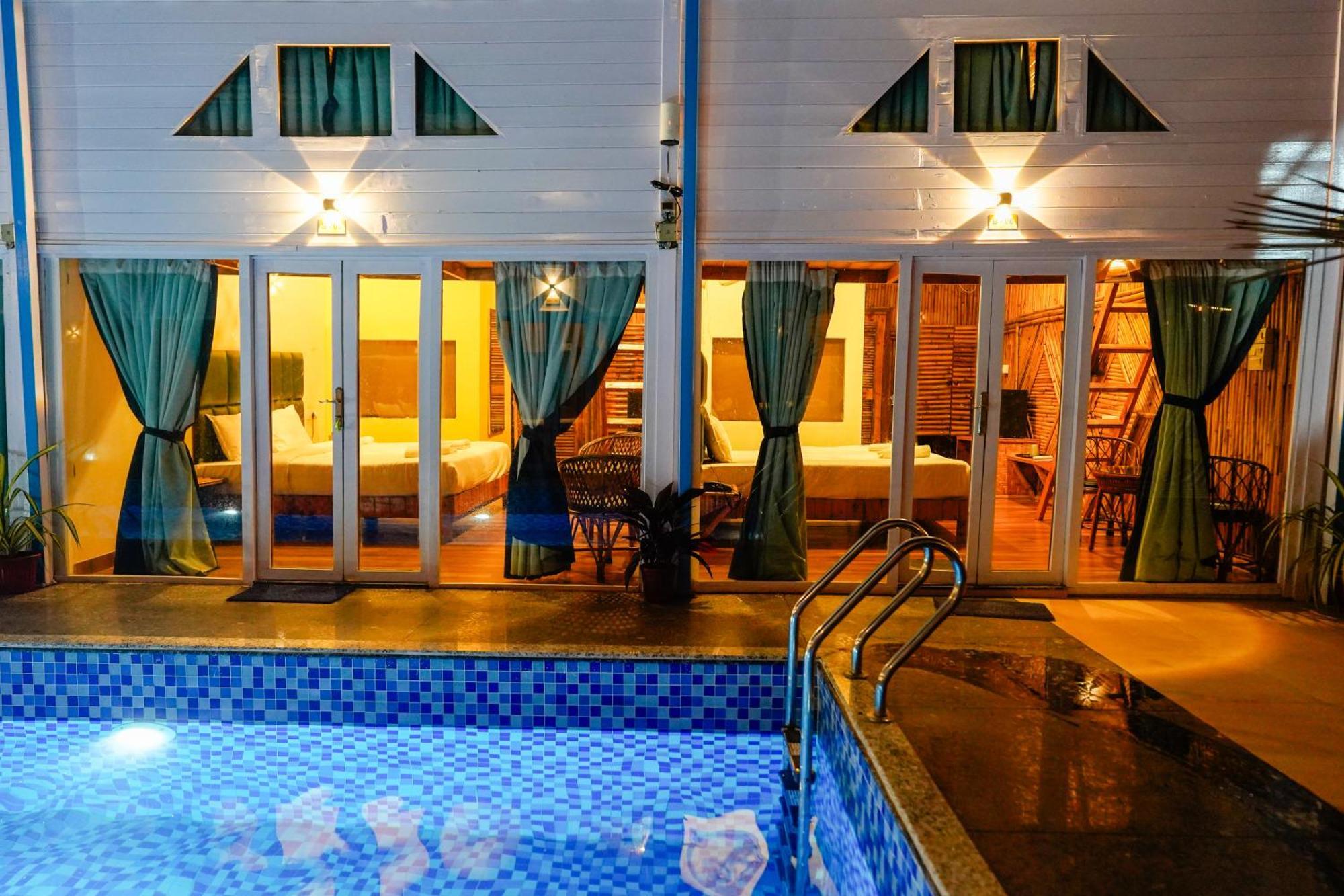 Bayview Cottage Pool Anjuna Exterior foto